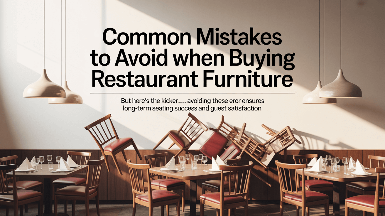 Common Mistakes to Avoid When Buying Restaurant Furniture