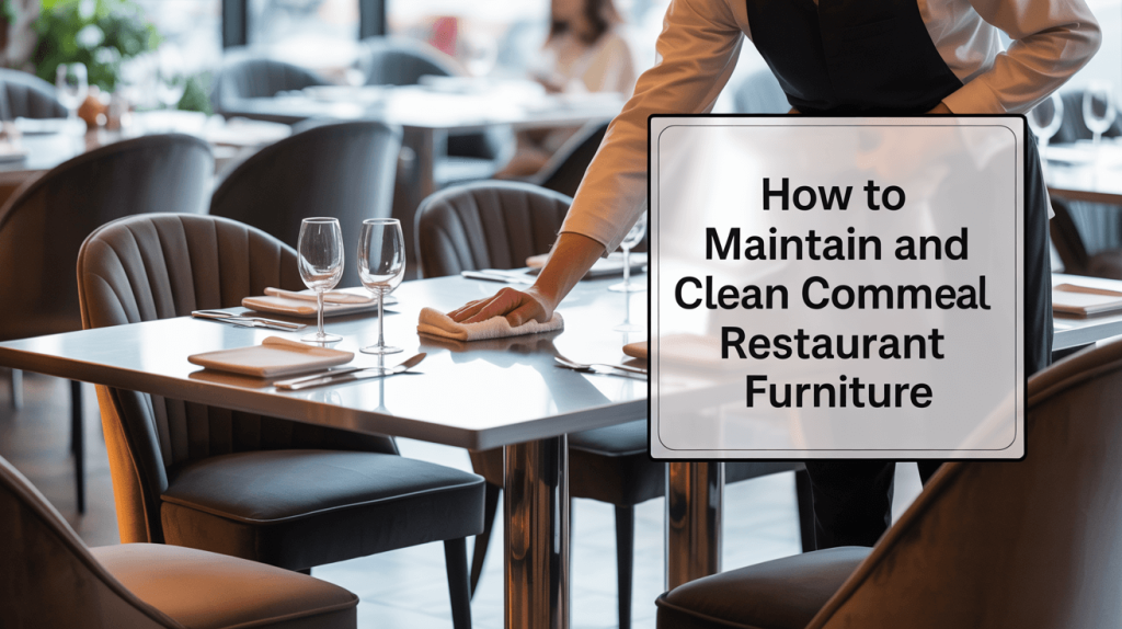 How to Maintain and Clean Commercial Restaurant Furniture