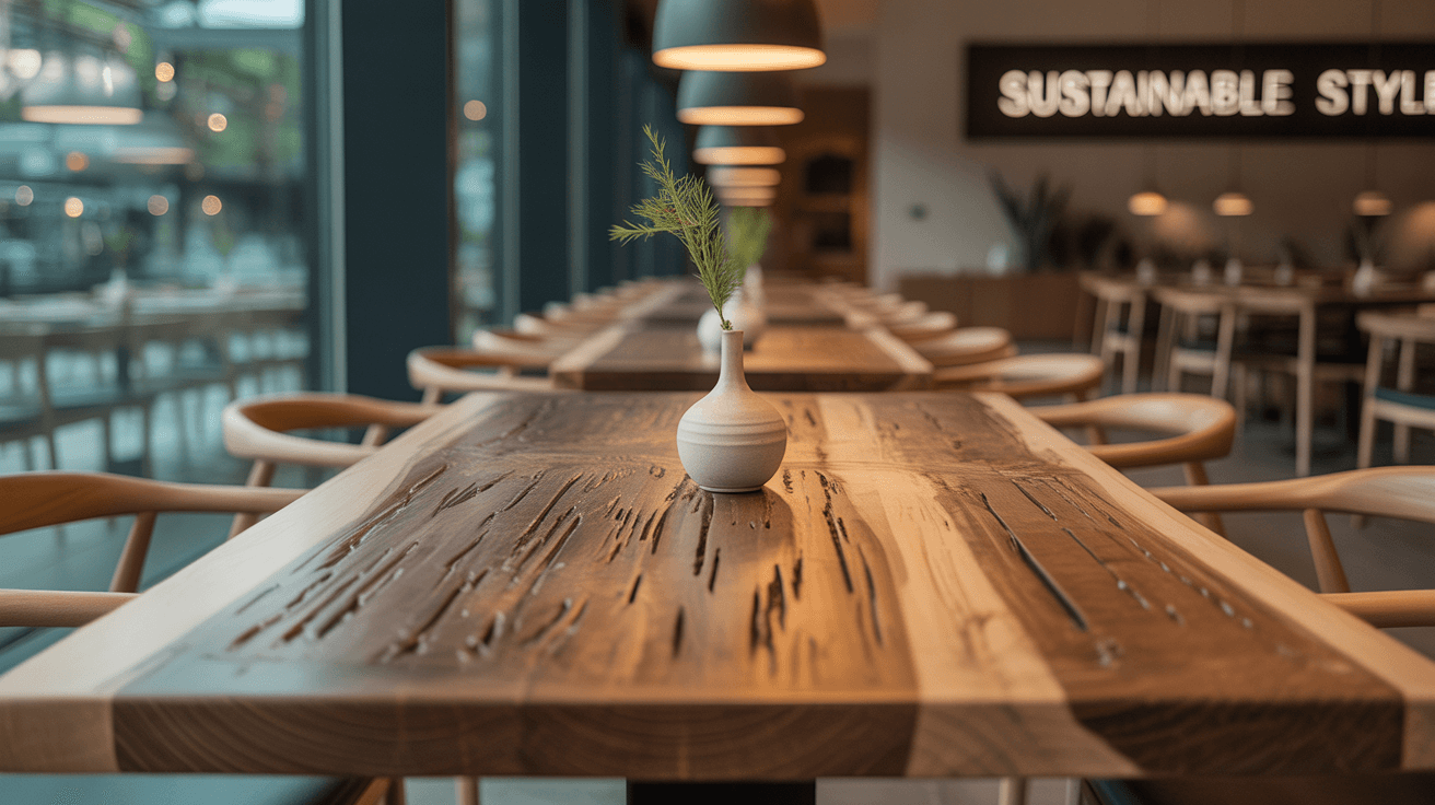 Sustainable Style Eco-Friendly Restaurant Furniture Materials You Should Know