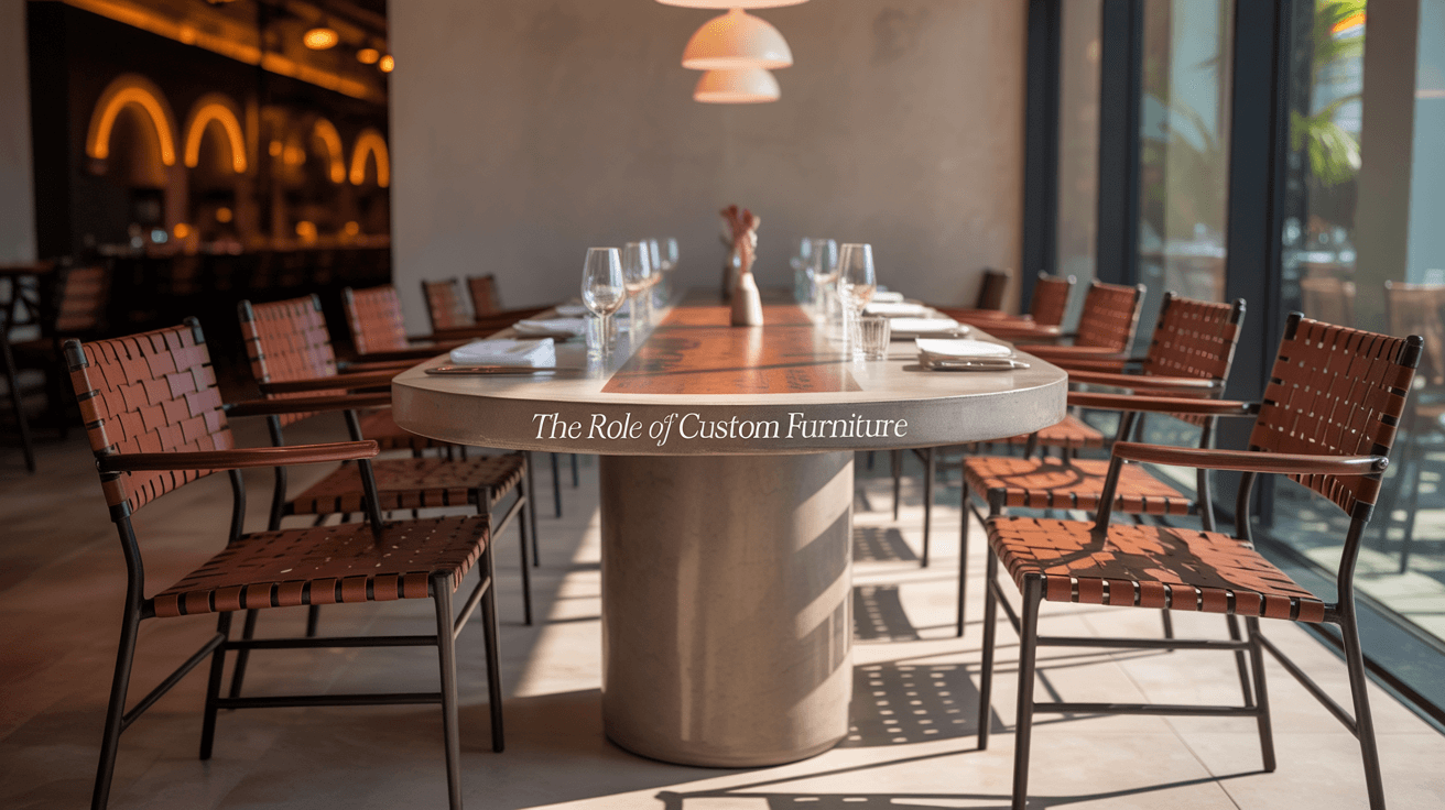 The Role of Custom Furniture in Creating a Unique Restaurant Brand