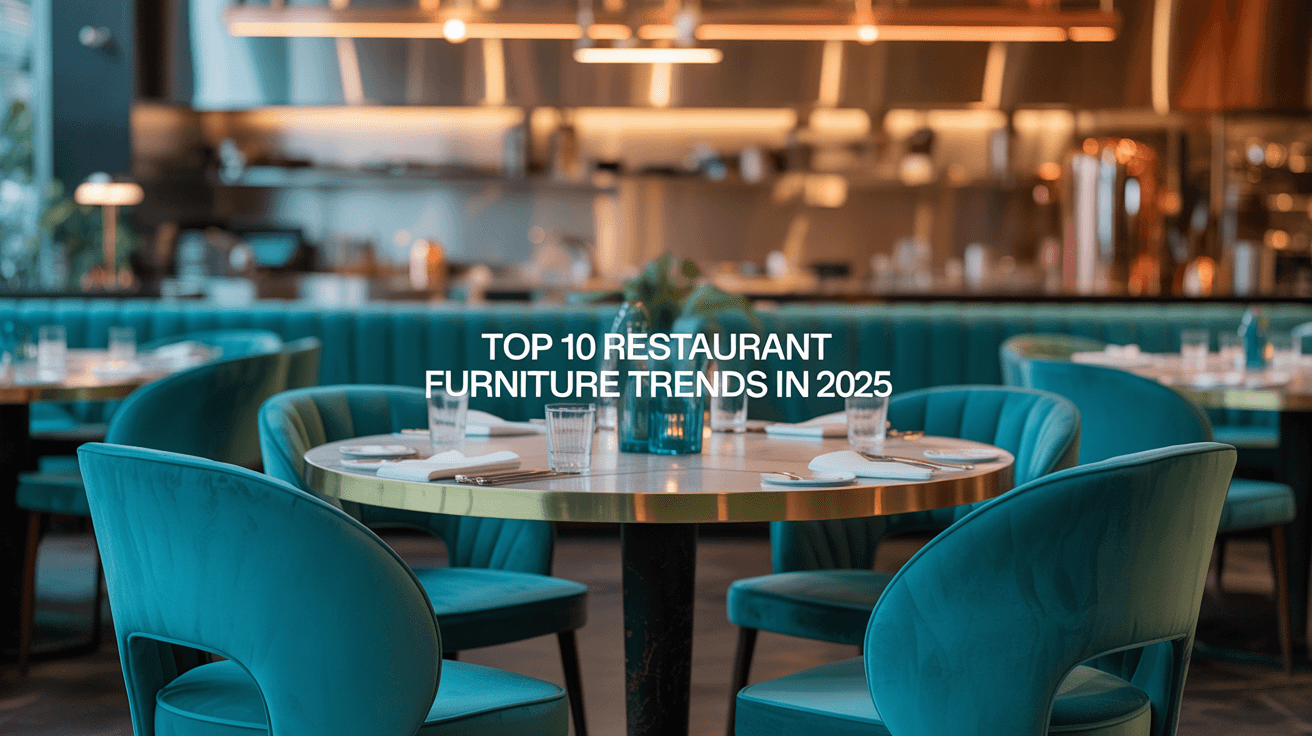 Top 10 Restaurant Furniture Trends in 2025 You Shouldn’t Miss
