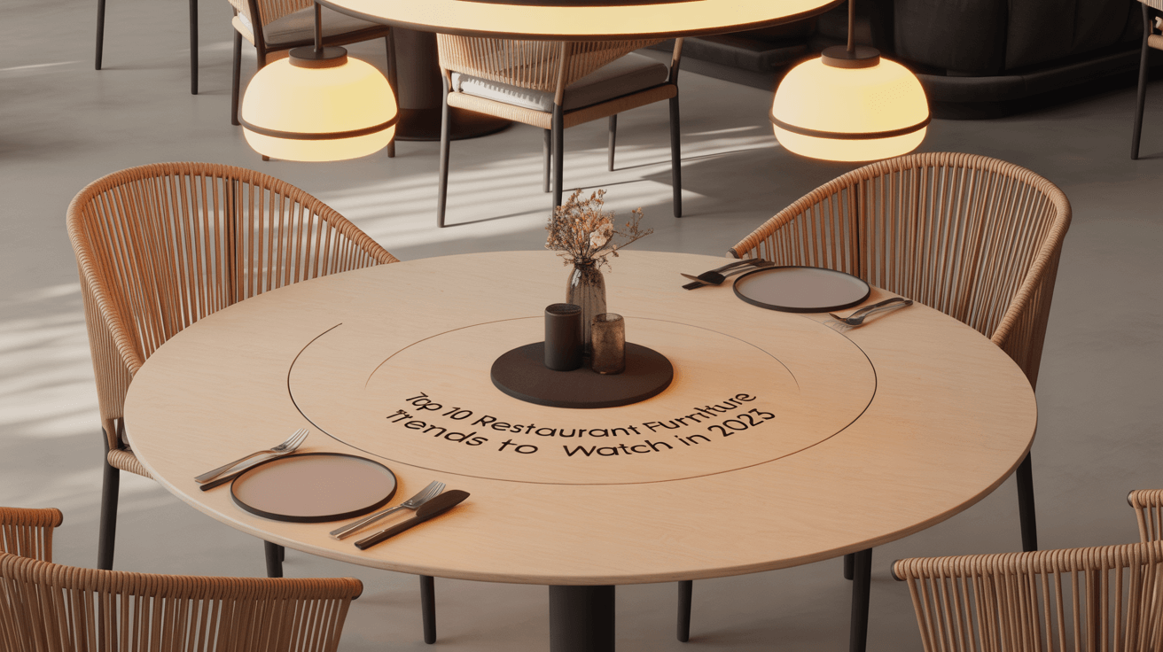 Top 10 Restaurant Furniture Trends to Watch in 2025